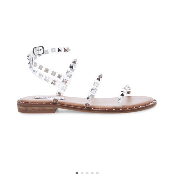 Steve Madden Shoes - Steve Madden “travel” clear studded sandal.